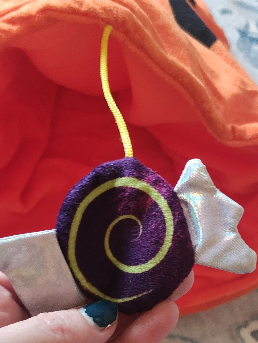 CAT HALLOWEEN JACK-O'-LANTERN PLAY SACK
